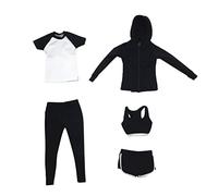 Jiuvaso Ensemble de Sport Féminin à L'échelle 1/6 pour Poupée Gonflable