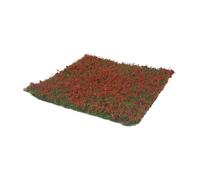 Jiuvaso Ensemble fleurs miniatures, kit maquette terrain, touffe d'herbe statique pour miniature, décor ferroviaire, D