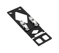 Jiuvaso Équerre de Précision pour Scie sur Rail Mécanisme Anti-dérapant et Base Renforcée de 98mm Coupes Répétables à 90 Degrés Adaptée Aux Travaux de, Noir