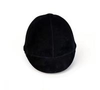 Jiuvaso Équipement Équestre Casque d'Équitation Casque Équitation Casque Cheval Bombe Équitation Réglable par Molette Arrière Dôme Robuste et Sangle Stable, Noir, sans Décoration