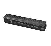 Jiuvaso Étui de Queue de Billard Mallette de Transport Boîte de Rangement Housse Rigide Porte-queues en PP Imperméable et Antichoc Adapté pour Les Joueurs de, Noir