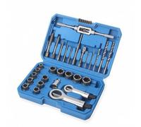 Jiuvaso Extracteur de Vis Endommagée Ensemble Extracteur Boulon Coffret Douilles d'Extraction Structure Solide Alliage Résistant pour Dépose de Fixations, Bleu