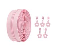 Jiuvaso Fermeture éclair en Nylon, Chaîne de Fermeture éclair, Fournitures, Accessoires, Couture Robuste, Livrée avec 5 Curseurs de Rechange pour Sacs, Rose
