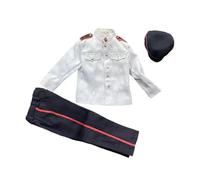 Jiuvaso Figurine articulée à l'échelle 1:6, vêtements, Manteau, Pantalon, Chapeau, modèle de poupée, Accessoires de Costume pour Homme de 12 Pouces