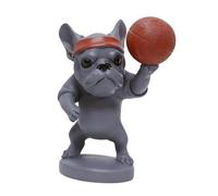 Jiuvaso Figurine de chien en résine, sculpture miniature artisanale, statuette pratique pour voiture, table, vitrine, cadeau idéal, Style C