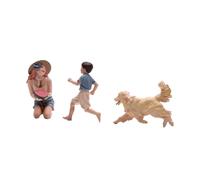 Jiuvaso Figurines miniatures à l'échelle 1:18, mini-figurines, projets de bricolage, objets de collection, petits modèles réduits