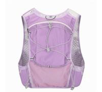 Jiuvaso Gilet de Course Extérieur Sac d'Hydratation Gilet de Running Sac à Dos avec Portage d'eau Efficace Cordon Élastique Avant Poches Accessibles Maille, Violet, 20L Ou Moins