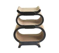 Jiuvaso Griffoir Griffoir à Chat Grattoir Tour pour Chat Centre d'Activité en Carton Ondulé au Format Vertical Gain de Place et Gabarit 33.5x57x71.5cm Adapté