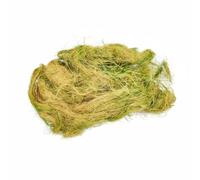 Jiuvaso Herbe de Simulation Brin Touffe Végétation Miniature Décor Terrain Modélisme Diorama Naturelles Flétries et Verdoyantes Convient aux Bases de, Vert Sec, Boîte 15x6cm