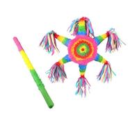 Jiuvaso Hexagram Pinata Accessoires D'événement D'anniversaire Coloré de Vacances Décoration Drôle
