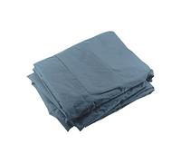 Jiuvaso Housse de Clapier Imperméable et Anti-poussière avec Fenêtre D'ouverture Frontale. Housse Triangulaire pour Cage à Lapins, Idéale pour l'hiver, Gris 180x52x86cm