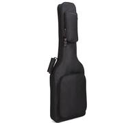 Jiuvaso Housse de Guitare Électrique Sac Étui Gig Fourreau Pochette en Oxford Déperlant et Coton Perlé Bretelles Ajustables et Transport Vertical Poches pour, Array, Noir