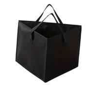 Jiuvaso Housse Organisateur pour Cintres Boîte de Rangement Triangle Pliable avec Poignée Structure Solide En PVC Nylon Approprié pour Garde-robe Buanderie Ma, Noir