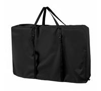 Jiuvaso Housse Protection Sac Rangement Zip Supérieur Deux Sangles Devant Matériau Doux Maniement Agréable Adapté Personne Mobilité Réduite Déplacement Professionnel, 600D 110 74 28cm, Noir, Noir