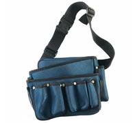 Jiuvaso Industrial Carrier Sac à Outils Toile Renforcée Ouverture Large Multiples Compartiments Poignée Épaule Boucle Suspendue Adapté Réparation Mécanique Maison, GJB-4 Toile Mercerisée Épaissie