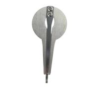 Jiuvaso Jaw Harp Instrument à Bouche Russe Métal Élégant pour Amateurs de Musique et Enfants Son Harmonieux Sensation Primitive Facile à Transporter Adapté Po, Cercle D'argent