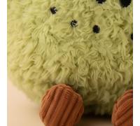 Jiuvaso Jouet en Peluche Chien Citron Jouet de Mastication Doudou Interactif Peluche Câline Textile Doux et Duveteux Pattes en Corde Faciles à Tirer Corps