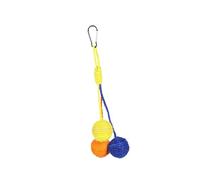 Jiuvaso Jouet pour Chat Jouet pour Chaton Balle à Corde Jouet Suspendu Balle en Sisal Favorise l'exercice Physique Essentiel Adapté pour Stimuler D, Jaune Orange Bleu