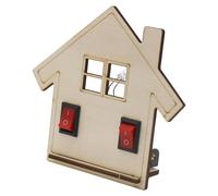 Jiuvaso Kit de construction en bois pour expériences lumineuses à double contrôle, fournitures de bricolage pour la physique fondamentale et les sciences pour