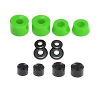 Jiuvaso Kit de Remplacement de Rondelles pour Bushings de Skateboard et Longboard, Vert