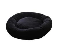 Jiuvaso Lit pour Chat Panier Grotte Couchage Coussin Moelleux Qui Offre Un Sentiment de Sécurité et Un Approprié pour Les Siestes, Black S