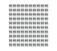 Jiuvaso Lot de 100 Bagues en Aluminium pour Pattes de Pigeon, Bagues D'identification pour Pigeons, Bagues 2026 pour Inséparables, France Blanche