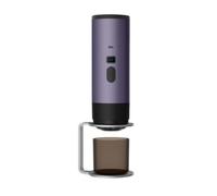 Jiuvaso Machine à Portable Compatible Capsules Machine à Café Portable 2 En 1 Cafetière Déplacement pour Voyageurs, Nomades, Camping, Voiture, Violet, Standard