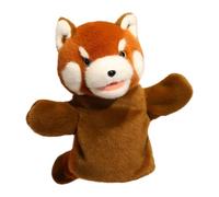 Jiuvaso Marionnette à Main Gant Marionnette Jouet Éducatif Animal en Peluche Personnage de Conte pour L'Apprentissage Ludique Adaptée pour Les Enseignants et, Raton Laveur