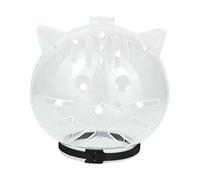 Jiuvaso Muselière pour Chat Masque Anti Morsure Bouclier Transparent Accessoire de Toilette Respirable Casque de Sécurité pour Animaux Convient à, L