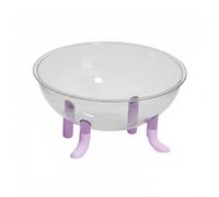 Jiuvaso Nid de Sommeil pour Chat Transparent Lounger Capsule Lit pour Animaux en Pet Structure Élevée Anti-humidité Surface Respirante Adapté à Confort et Agrément Habitation, Violet