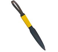 Jiuvaso No Biting Stick Bâton Interactif pour Chien Jouet de Dressage en Nylon Solide Outil de Mâchage pour Bouche Animal Destiné Aux Chiens Moyens et Grands, Jaune et Noir