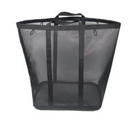 Jiuvaso Panier à Linge de Sac de Toilette en Sac en Mesh, Sac à Main de Camping intérieur en Plein air, Panier à Linge Pliable pour de Vacances, Petit