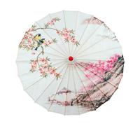 Jiuvaso Parapluie Chinois en Papier huilé, Parasol en Papier huilé pour Spectacle sur scène, Cosplay, Style B