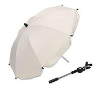 Jiuvaso Parapluie de Poussette Muni d'un Bras Articulé Toile Épaisse Imperméable Système de Serrage Universel Installation et Rangement Simplifiés Adapté