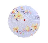 Jiuvaso Parasol décoratif en Papier huilé Chinois pour Mariage, idéal pour Les fêtes, Les Costumes, la Danse et la Photographie, Style H