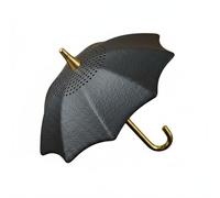 Jiuvaso Passoire à Boisson en Céramique Passoire à Thé Filtre Infuseur Égouttoir avec Support en Parapluie Accessoire Esthétique Sobre pour Ambiance Thé Bureau Maison, Noir Mat