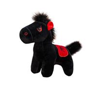 Jiuvaso Peluche Cheval Mascotte Figurine Animale Statue Ornement Souvenir En Peluche Douce et Polyester Agréable Au Toucher Adapté pour Cadeau Décoration Mais, 12 cm