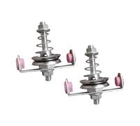 Jiuvaso Pièces de Rechange pour Tendeur de Machine à Tricoter, 2 Pièces, Métal Lisse, Multi-usages, pour Tendeurs de Métier à Tisser et Accessoires de Tissage