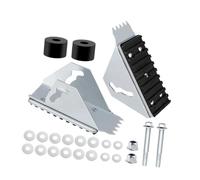 Jiuvaso Pieds Antidérapants pour échelle en Aluminium, Rotation Facile, Pieds Modernes pour Une Utilisation Légère