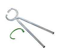 Jiuvaso Pince à Anneau de Nez pour Bétail, Outil D'installation de Cerceau à Nez de Taureau pour Le Bétail des Fermes et des Ranchs