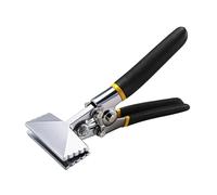 Jiuvaso Pince à Tôle Métal Plieuse Outil de Bordure Sertissage Acier Carbone Pratique Adaptée pour Industrie Installation Électrique Maintenance, Poignée Droite