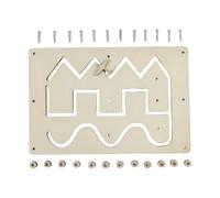 Jiuvaso Planche D'activités DIY pour Développer La Motricité Fine Des Enfants de 1, 2 et 3 Ans