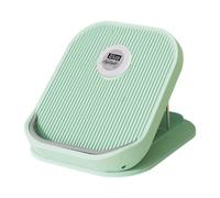 Jiuvaso Planche Inclinée, Extension des Mollets, Salle de Sport à Domicile avec Minuterie, Cale à Squat, Antidérapante, Planche Inclinée Réglable sur 12, Vert