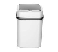 Jiuvaso Poubelle électrique Multifonctionnelle avec Couvercle, Grande Capacité, Automatique, pour Salon, Toilettes, Chambre, Induction 13L