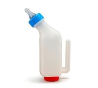 Jiuvaso pour Agneaux Nourrisseur Tétine Distributeur en Plastique PE Renforcé avec Mesure Précise et Tétine Anti-déchirure Adapté à Élevage Bergerie Alimentation Quotidienne, 500 ML