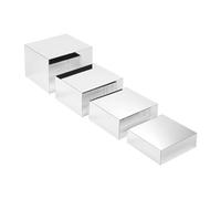 Jiuvaso Présentoir à Desserts pour Buffet, Plateau de Service Moderne pour Aliments, Support à Cupcakes, Présentoir Polyvalent En Acrylique pour Pâtisseries