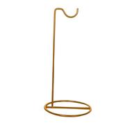 Jiuvaso Présentoir pour Sac à Main Chevalet de Magasin Porte-sacoche de Comptoir Support D'Exposition Cintre En Métal pour Boutique de Détail et Vende, or
