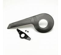 Jiuvaso Protège Chaîne Vélo Garde Pignon Couverture Plateau Carénage PP Résistant Protège Contre Impacts et Usure Ajustement pour 32 à 36 Dents pour Vélos de, Transparent Noir Version Standard