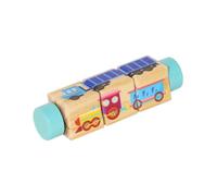 Jiuvaso Puzzle En Bois - Jeu de Réflexion Stimulant pour Développer Les Capacités Cognitives Des Jeunes Enfants - Idée Cadeau - Blocs de Construction et Fille, Style G