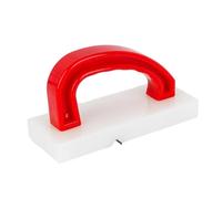 Jiuvaso Rabot à Planche à Découper Outil de Réfection Planche à Découper Poignée Robuste Nettoyage Simple en PE Métal Adapté Cuisine Maison Commerciale, Rouge